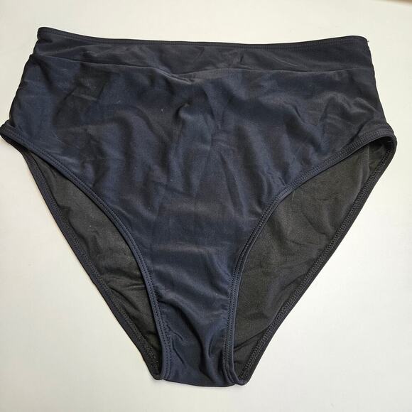 Holipick Other - NEW Holipick‎ High Waist Bikini Swim Bottoms L Black NWT